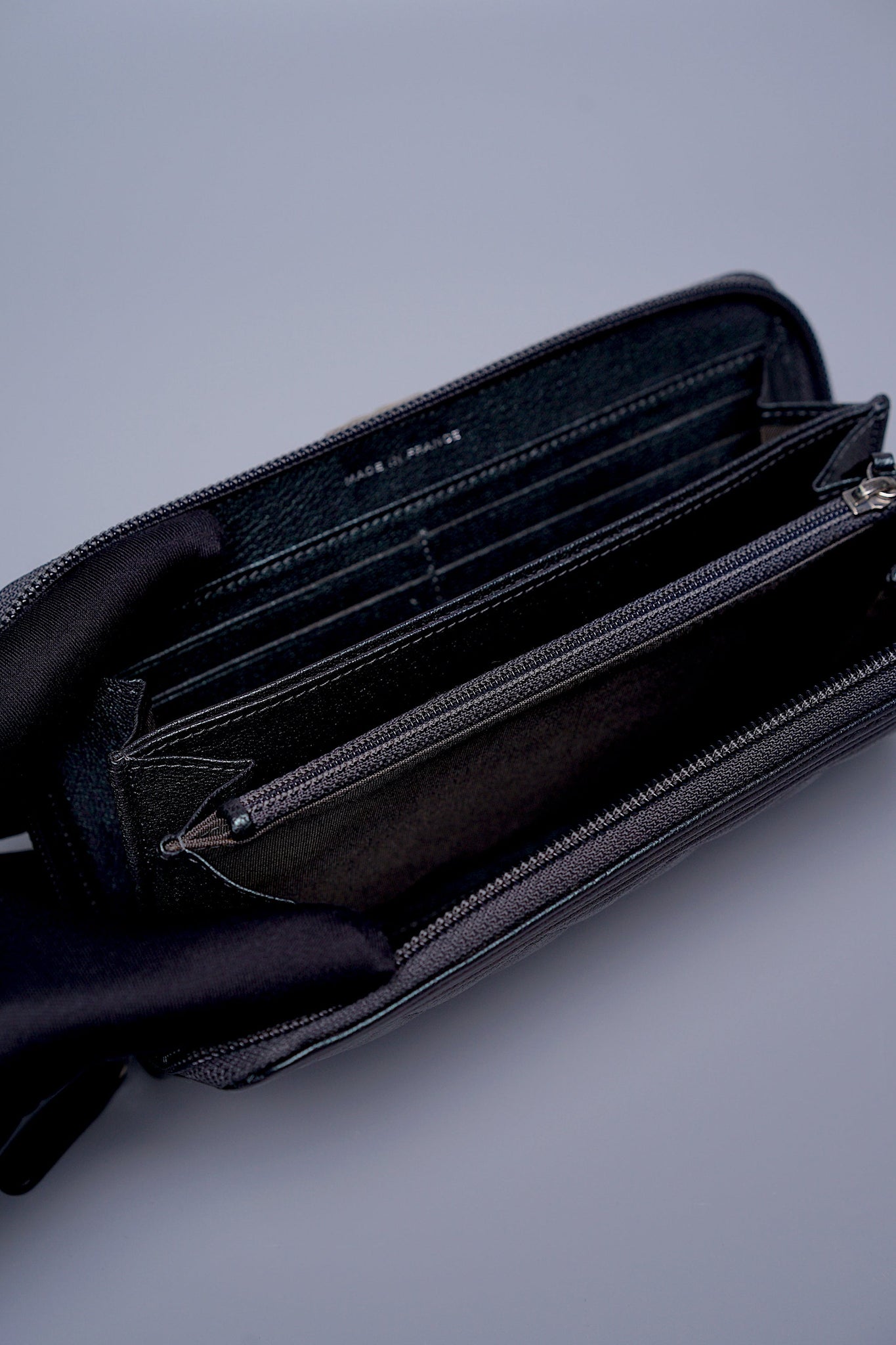 Boy Chanel Long Wallet in Black Calfskin