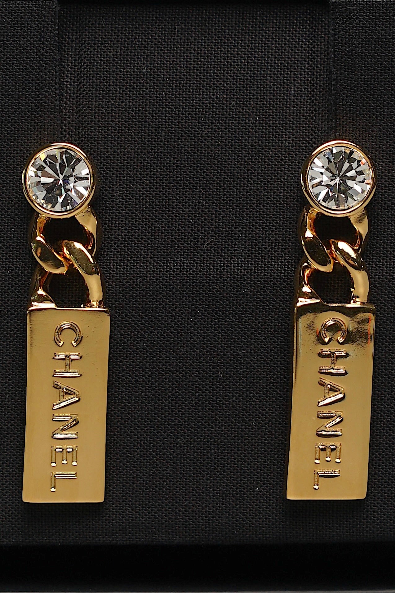 Chanel Chain Drop Earrings (Brand New)