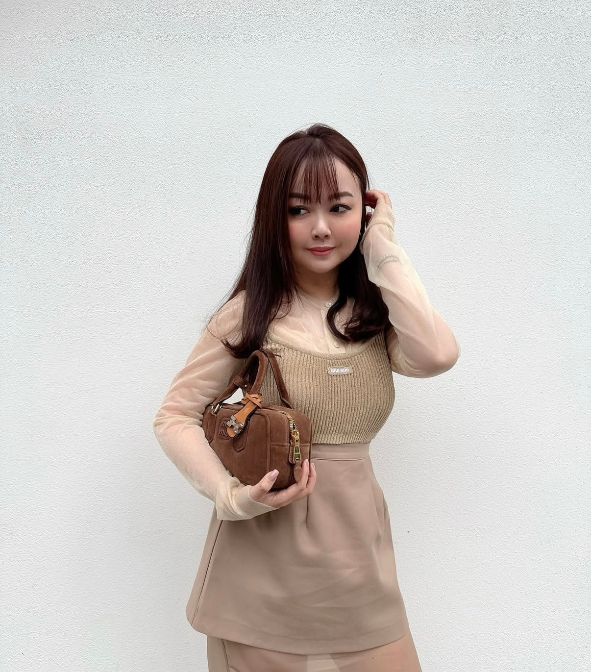Miumiu Cami Top in Gold Size 36