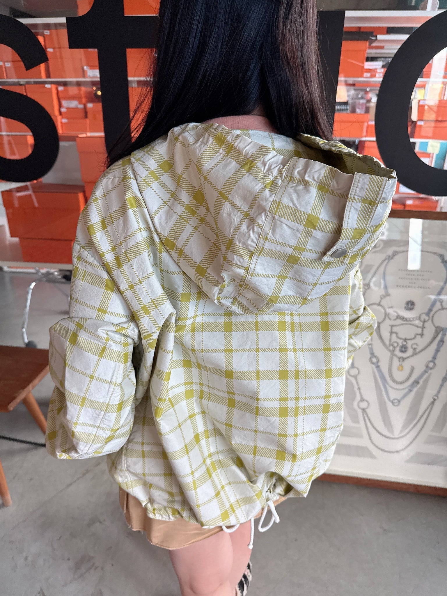 Dior Hooded Waterproof Jacket in Yellow Size XS (Brand New)