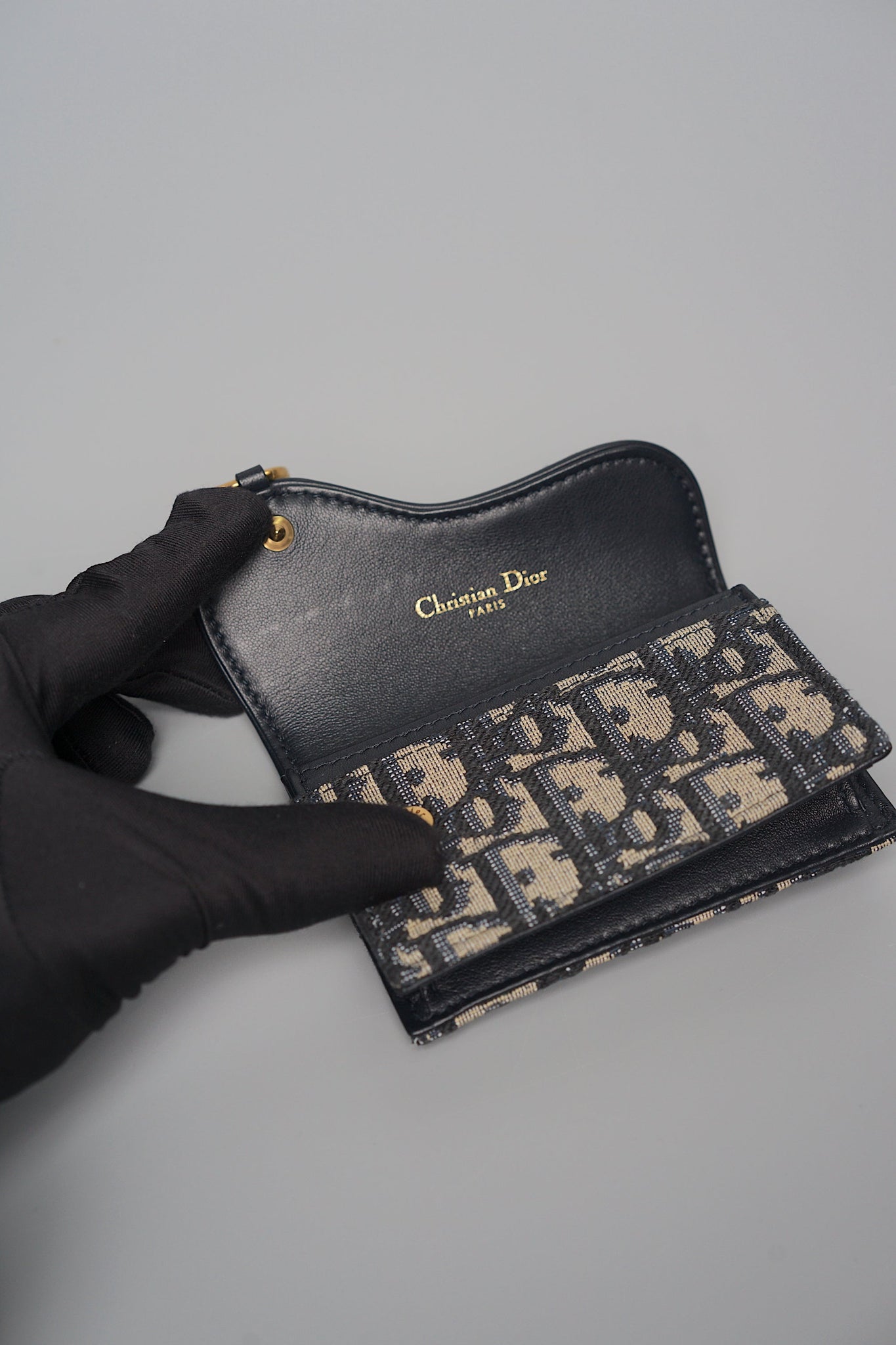 Dior Saddle Flap Card Holder (Brand New)