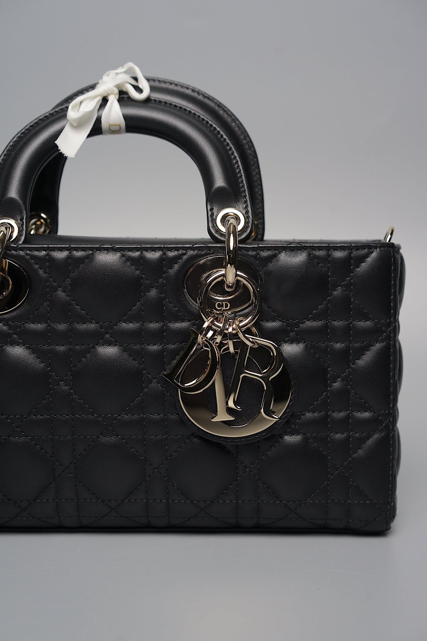 Dior Lady D-Joy Bag Medium in Black Ghw (Brand New)