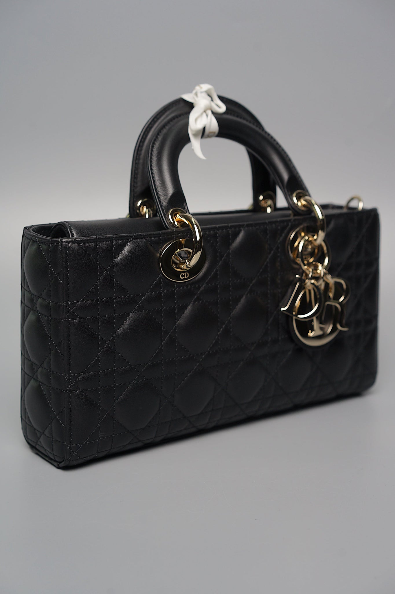 Dior Lady D-Joy Bag Medium in Black Ghw (Brand New)