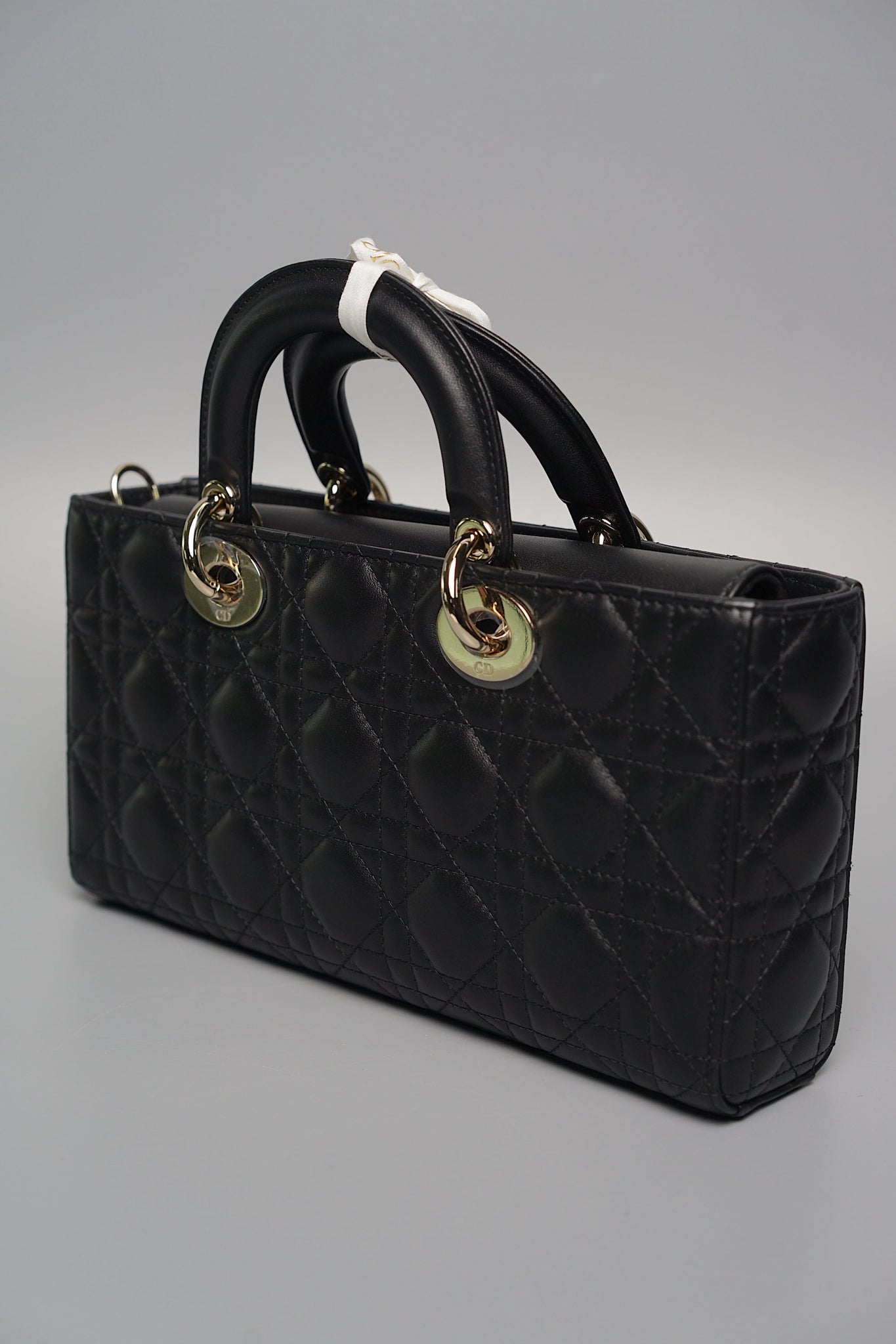 Dior Lady D-Joy Bag Medium in Black Ghw (Brand New)