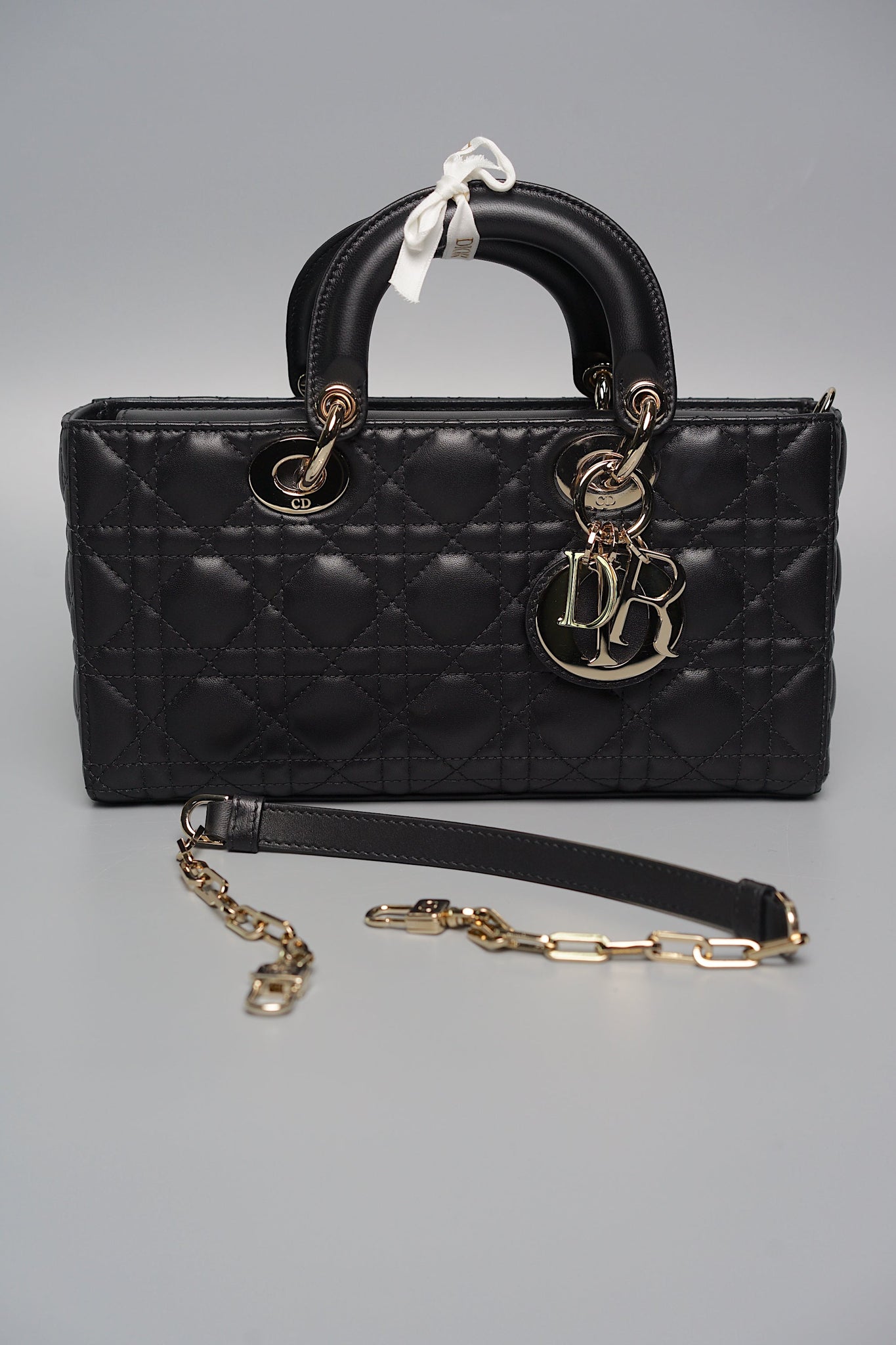 Dior Lady D-Joy Bag Medium in Black Ghw (Brand New)