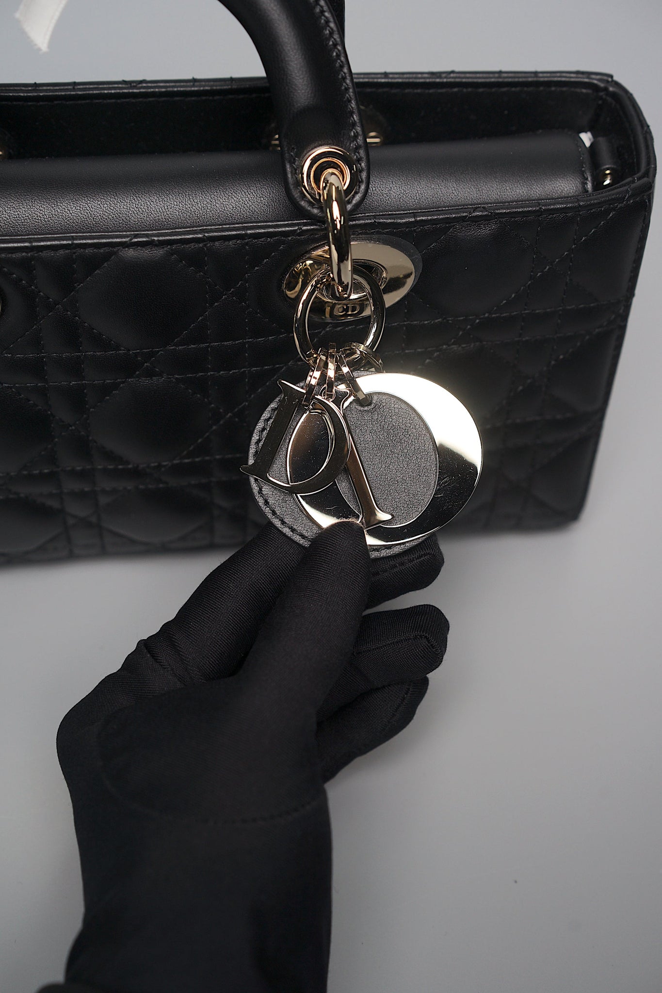 Dior Lady D-Joy Bag Medium in Black Ghw (Brand New)